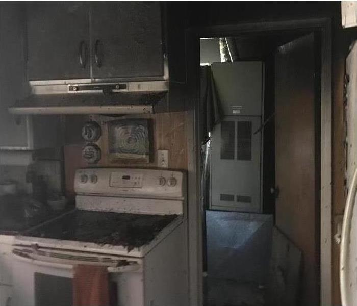 Kitchen burned