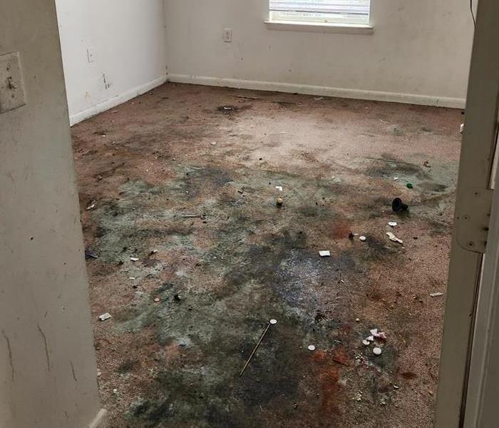 fire damage carpet